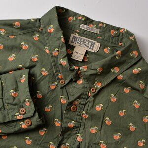 Duluth Trading Untucked Button Down Moscow Mule Print Shirt Mens 2XLT